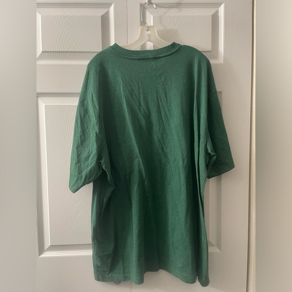 Men’s 2XL Tall Heathered Kelley green Henley style Carhartt shirt - Picture 4 of 4